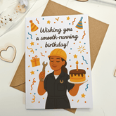 Women in Trades Happy Birthday Card